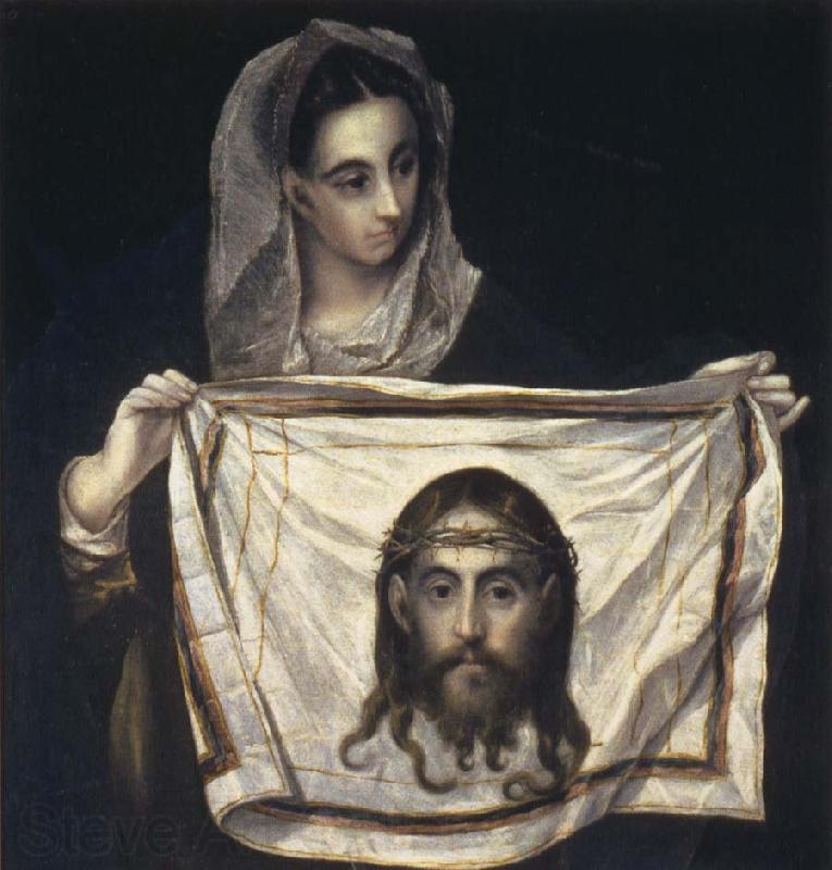 El Greco St Veronica  Holding the Veil